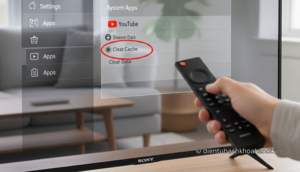 cách sửa lỗi không vào được youtube trên tivi sony
