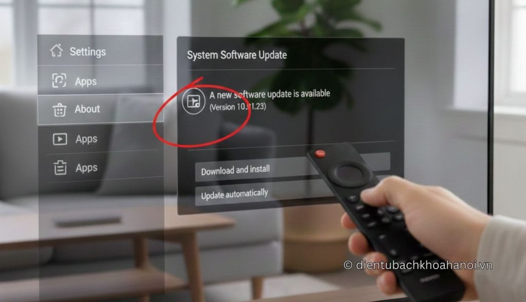 cách sửa lỗi không vào được youtube trên tivi sony